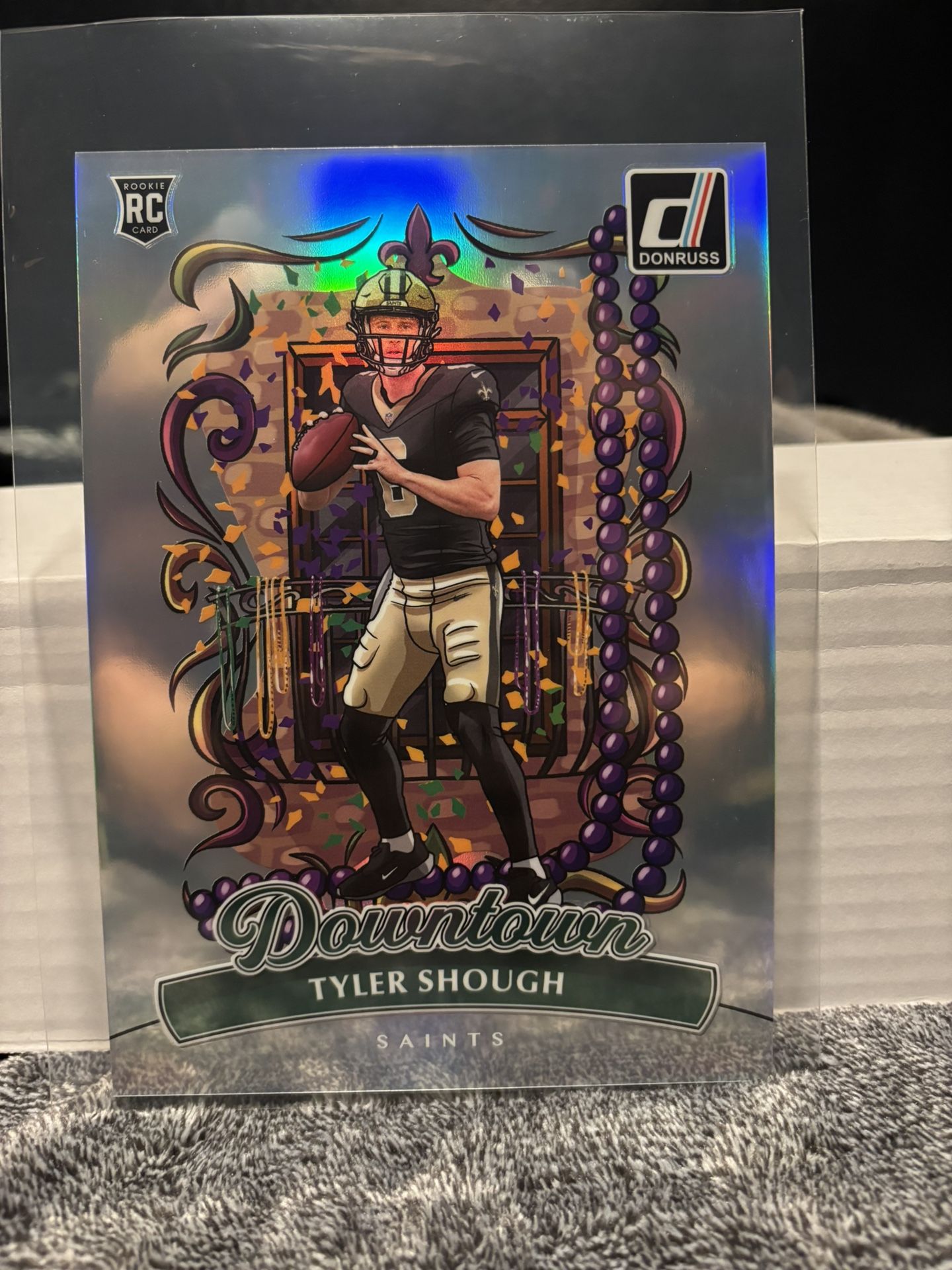 Tyler Shough DOWNTOWN OVERSIZED Jumbo 2025 Donruss Football Rookie Saints RC