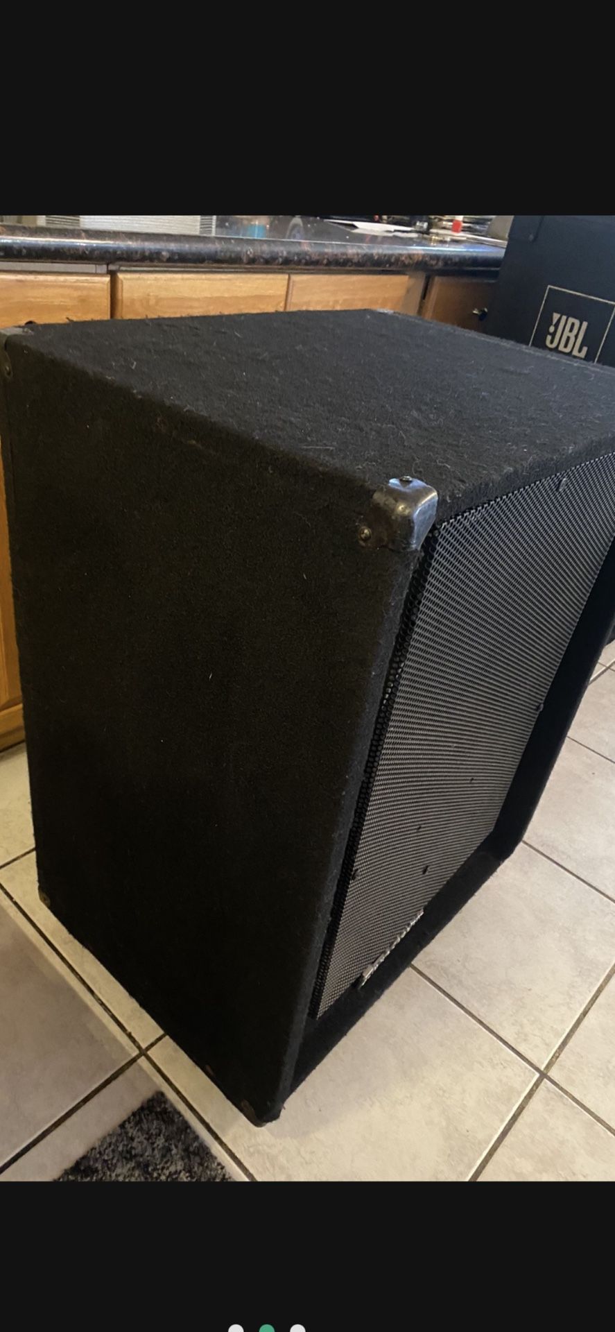 18” Subwoofer In Bass Cabinet 