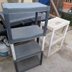 Plastic Stackable Shelves 