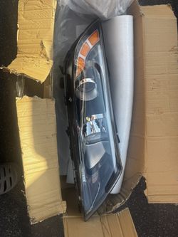 2014 2015Kia Optima Front Headlights Assembly Right Passenger Side Projector Headlamp w/o DRL Black Halogen Headlight with Clear Lens (Passenger Side)