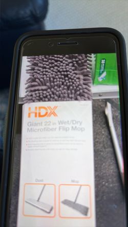 Wet/dry microfiber mop