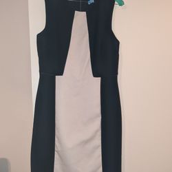 Black And White Business Dress