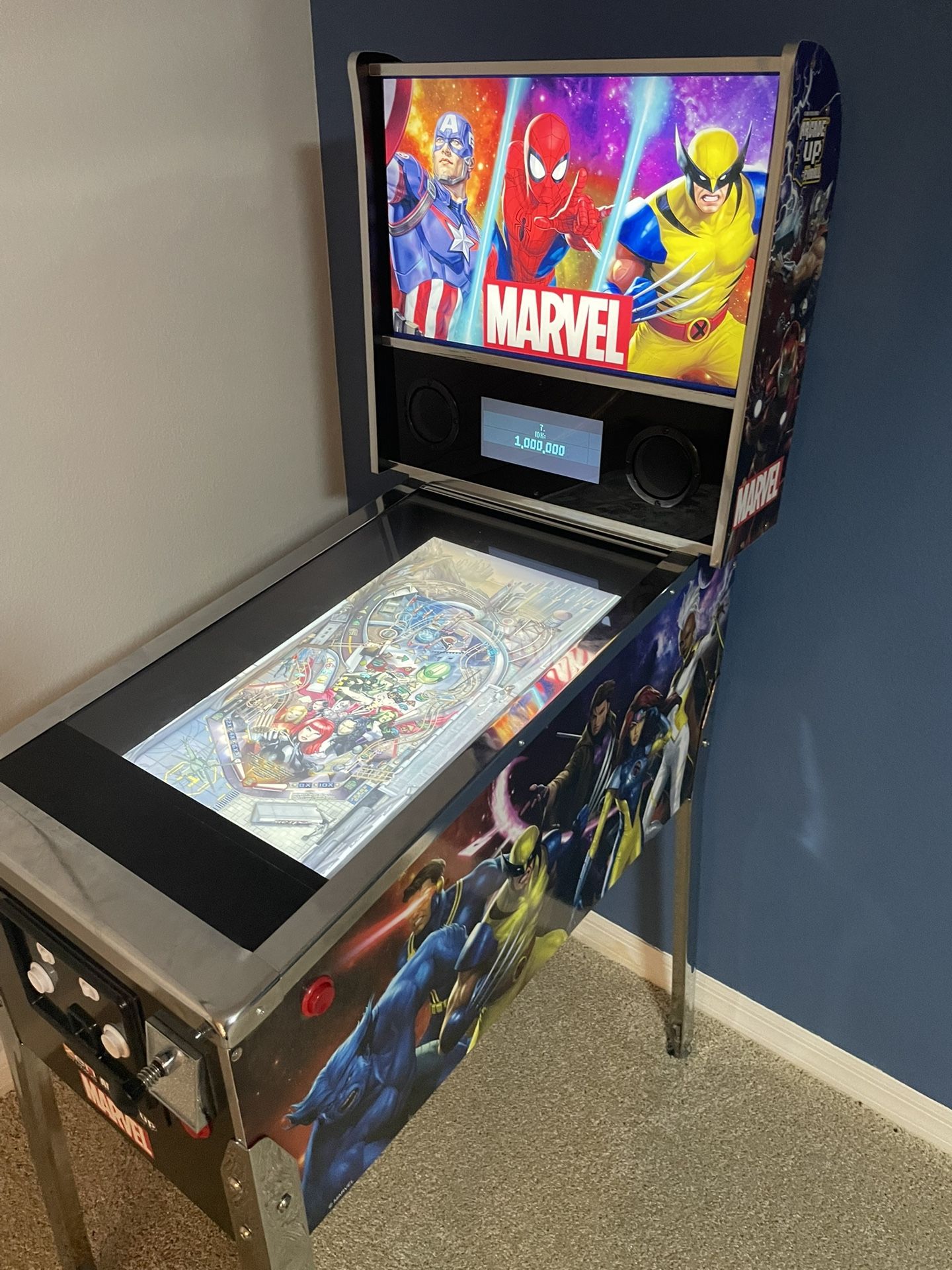Marvel Virtual Pinball Machine 