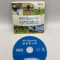 Wii Sports Nintendo Wii 2006 w SLEEVE Tested Bowling Golf Tennis Boxing Bball