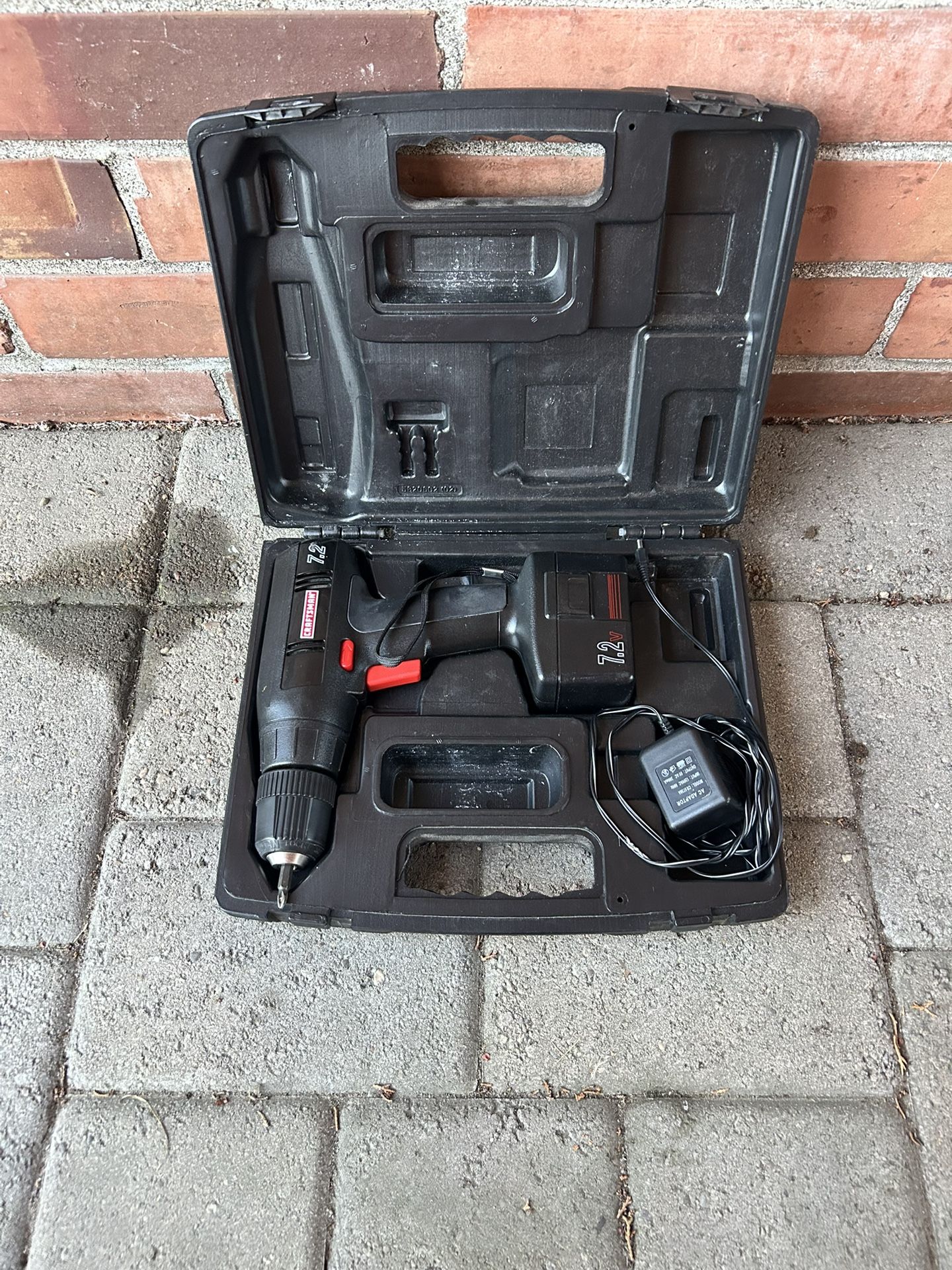 Craftsman 7.2V Cordless Drill + Charger + Case
