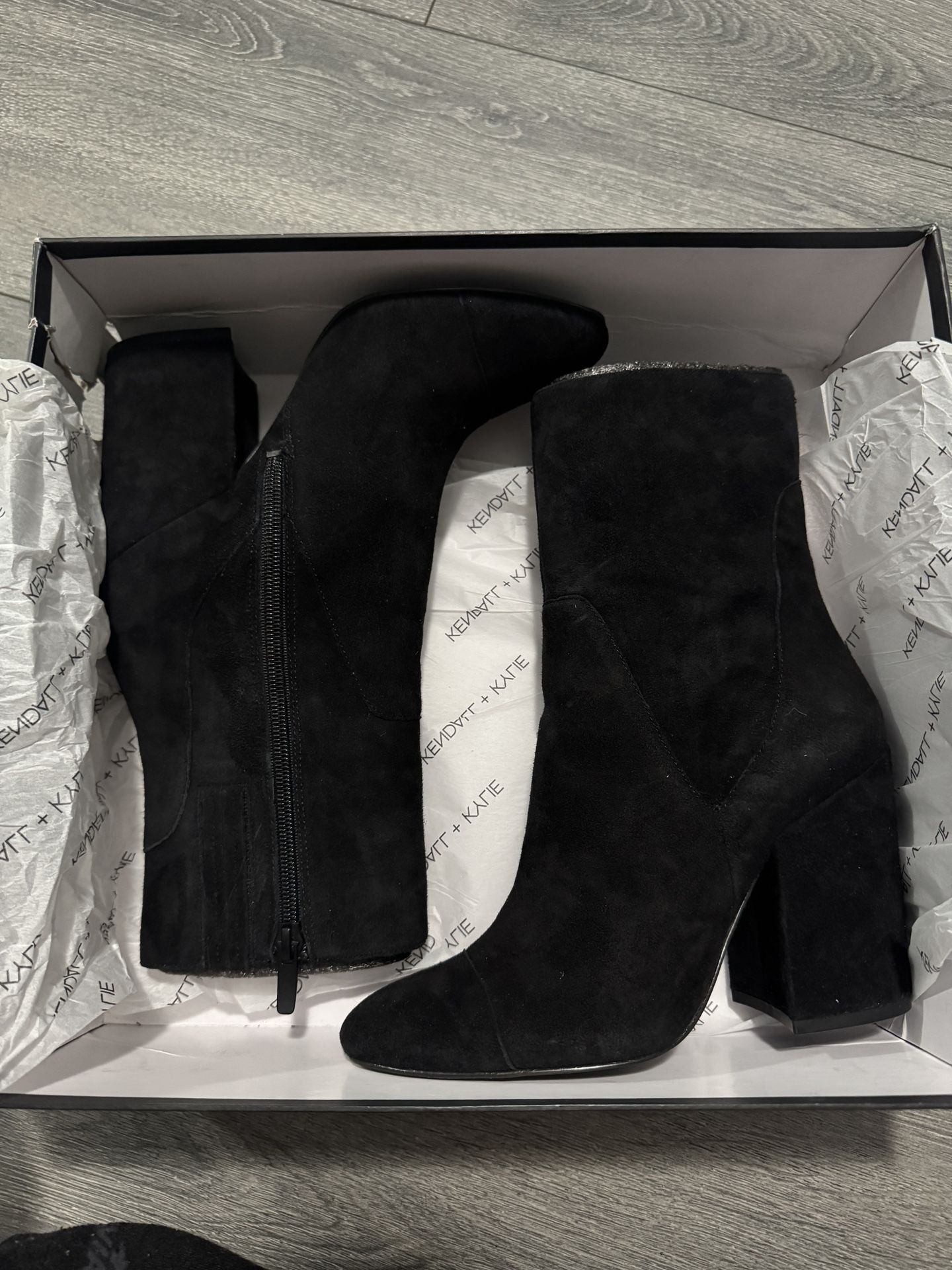black Heel Booties