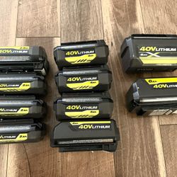 Ryobi 40v Batteries