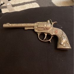 Star Brand Cap Gun With Texas Longhorn 