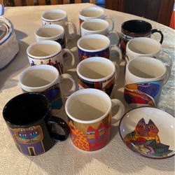 Vintage laurel Birch cups. $10 each.