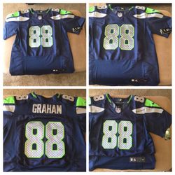 Men's seahawks jersey #88 Graham