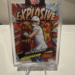 Justin Herbert Explosive Case hit