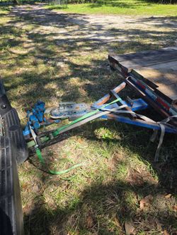 Flatbed Utility Trailer with Wood Deck