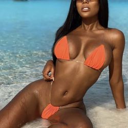 Neon Orange Bikini 