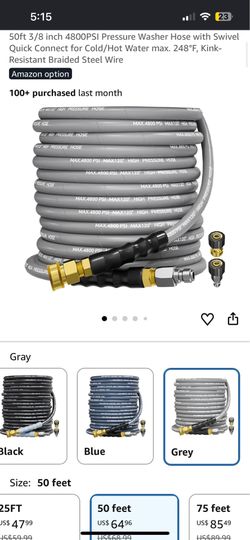 Pressure washer hose
