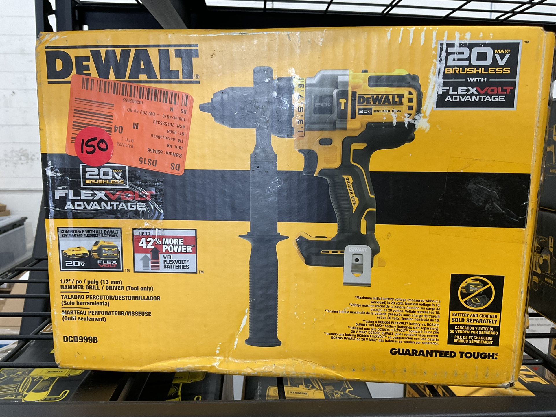 Dewalt 1/2” Hammer Drill/Driver