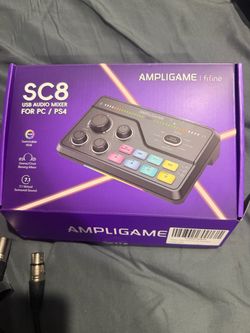 Ampligame fifne, SC8 USB AUDIO MIXER FOR PC/PS5-PS4