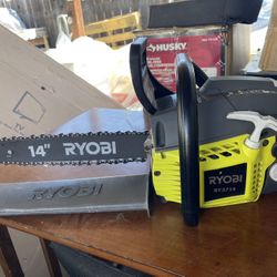 RYOBI 14 in. 37cc 2-Cycle Gas Chainsaw