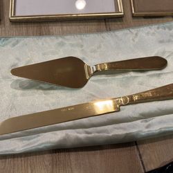 Cake knife set (stainless steel)