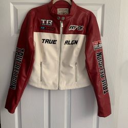 Women’s True Religion Faux Leather Moto Jacket 