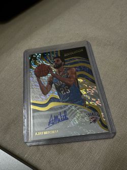 AJ Mitchell Thunder Rookie Auto 24-25 Revolution