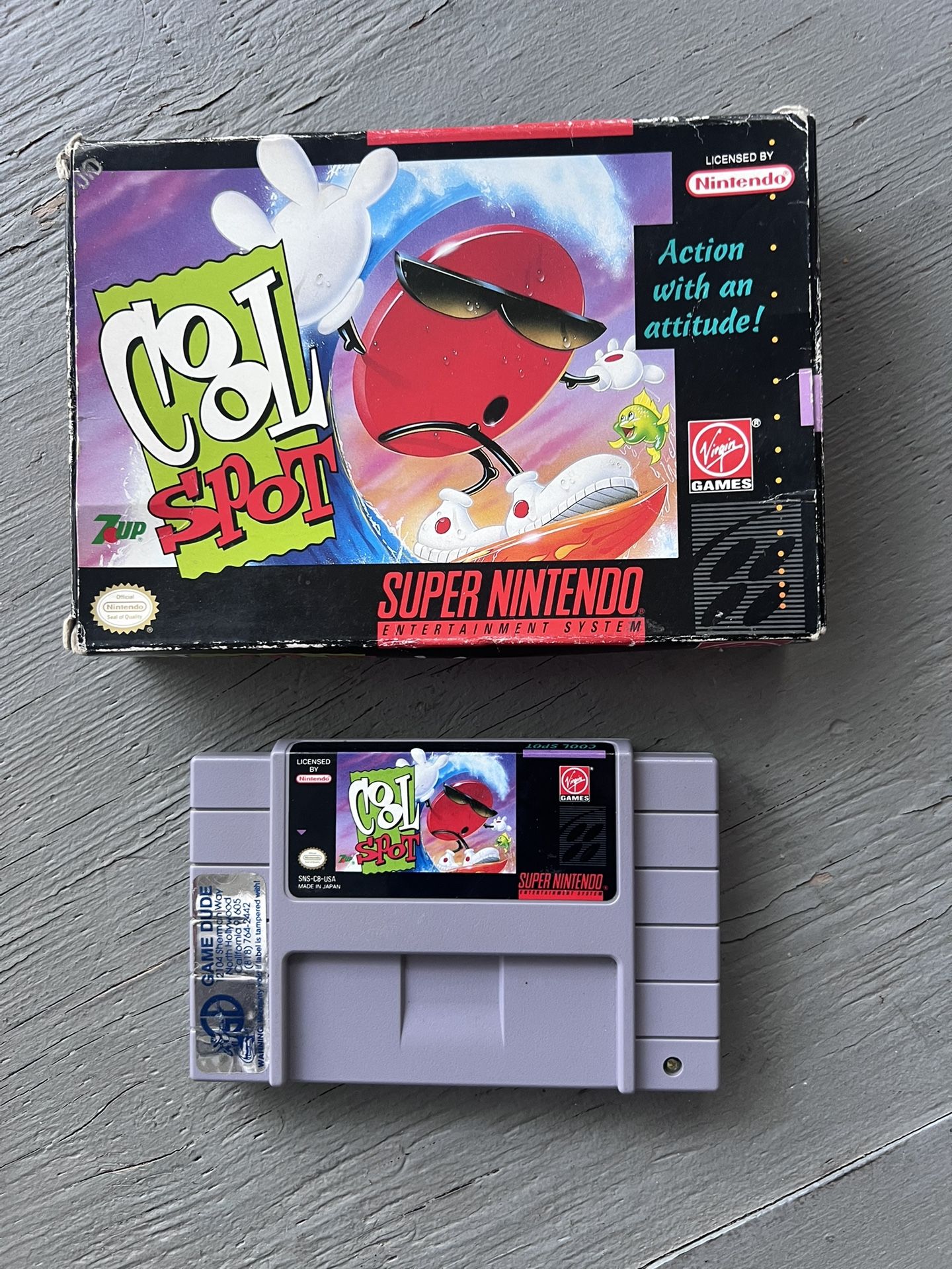 Cool Spot (Super Nintendo SNES, 1993) AUTHENTIQUE With Box
