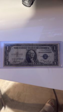 Silver certificate dollar