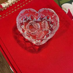 Small Heart Glass Bowl