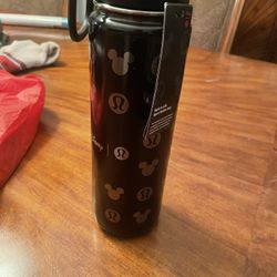 Disney Land Lululemon Water Bottle
