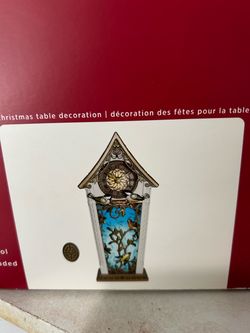 Christmas Table Decoration Clock Tower