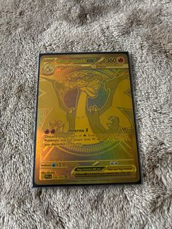 Pokemon Phantasmal Flames Gold Charizard