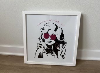 $10 for Dolly Parton Home Decor Wall Frame Art-15x15