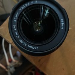 CANNON EF-S Zoom Lens