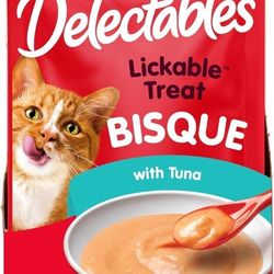 Delectables Bisque, Tuna, 12x1.4oz, Wet Cat Food & Treat