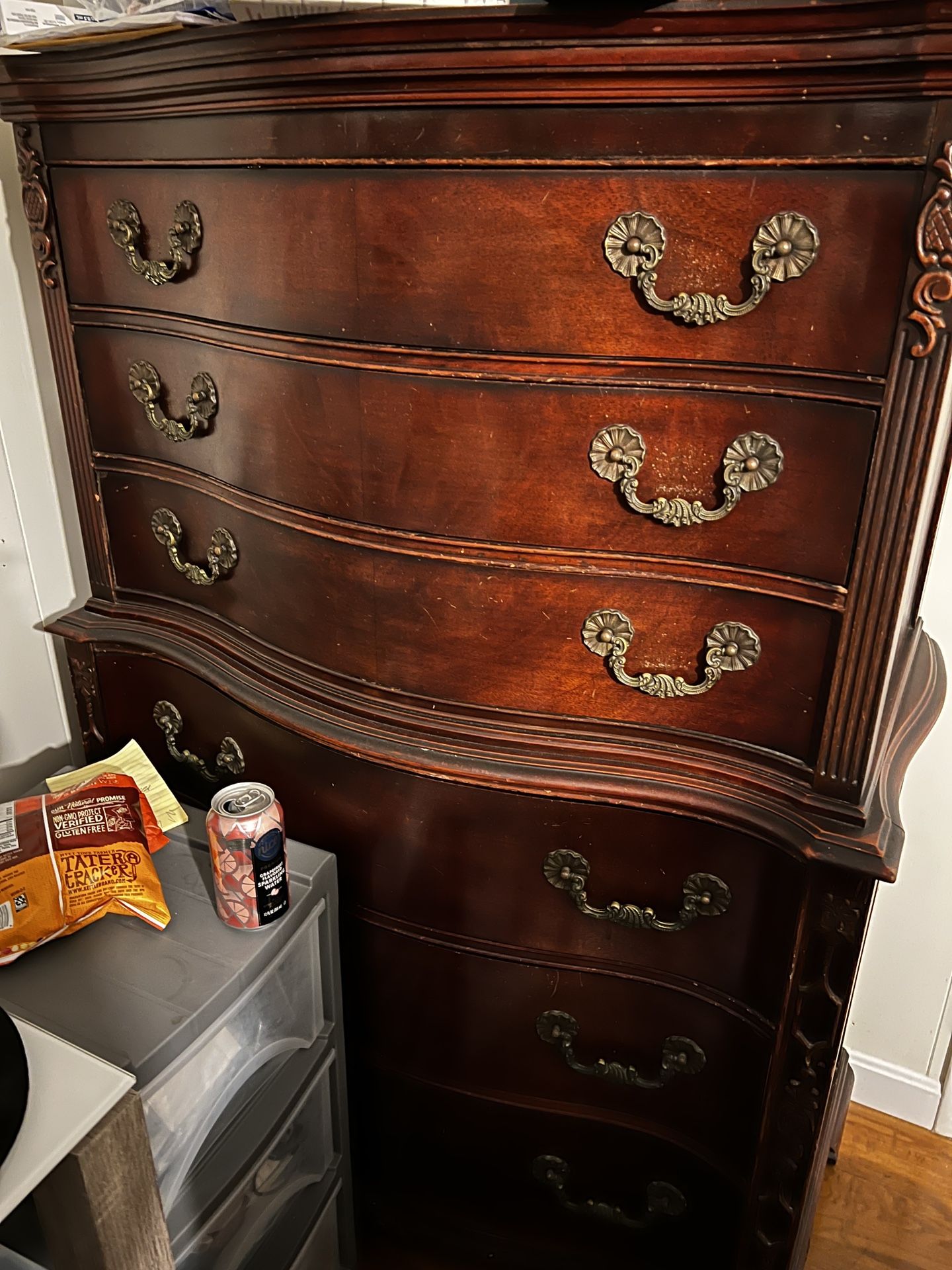 Antique Vanity Set , With Mirror
