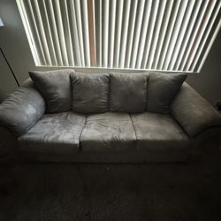 2-Piece Plush Couch Set - NEED IT GONE TODAY