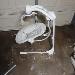 ingenuity electric soothing baby swing with modes