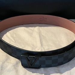 Louis Vuitton Damier Graphite Belt