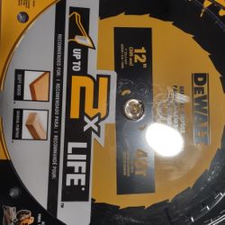 DeWalt 12" 2 Pack Saw Blades.  New