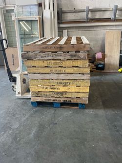 Wooden pallets