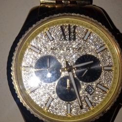 Diamond face Michael Kors watch 