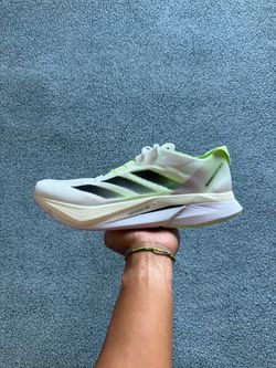 Adidas Adizero Boston 12 White Green Spark