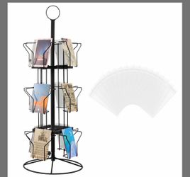 Nuanchu 12 Pocket Rotating Greeting Card Display Stand