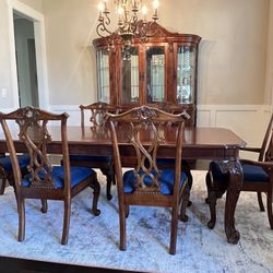 6,000 Dining Set Solid Mahogany For 699