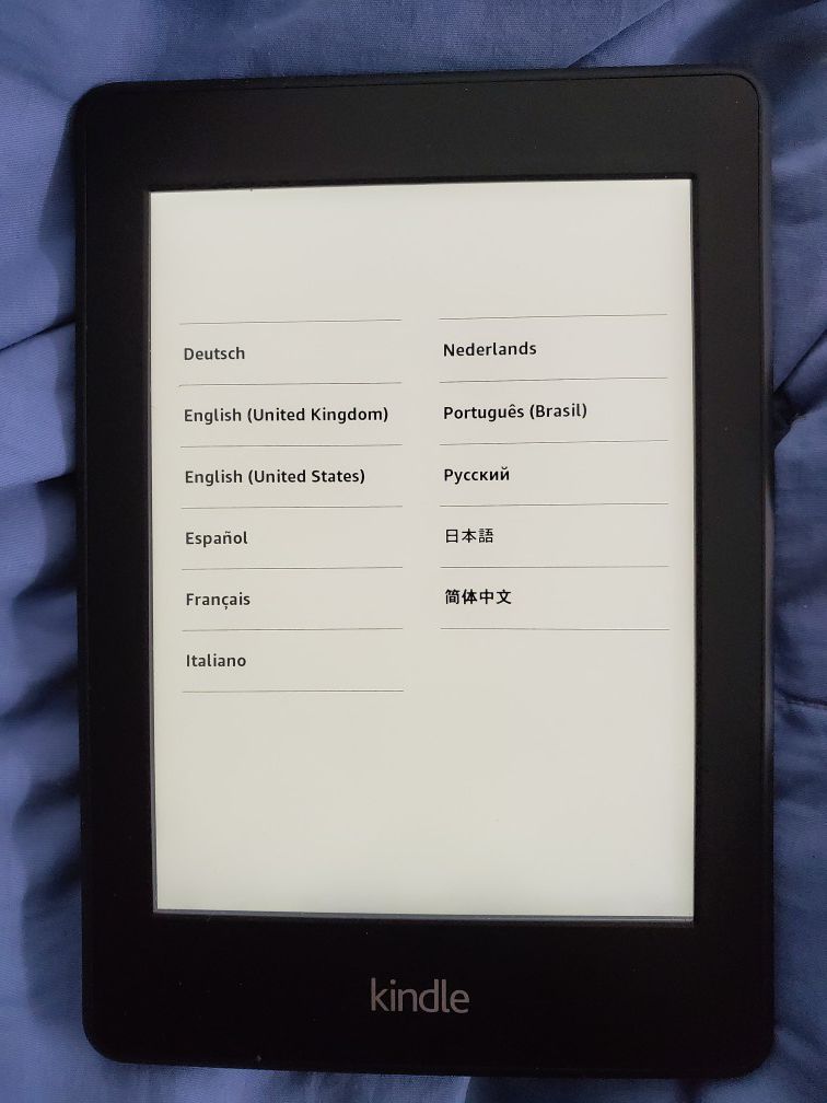 Amazon Kindle Paperwhite 5th Generation DP75SDI WiFi eBook Reader With case