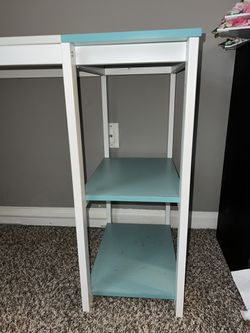  SINPAID Computer Desk 40 inches with 2-Tier Shelves