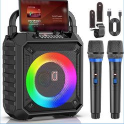 Karaoke machine, portable Bluetooth karaoke speaker