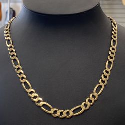 14k Gold Chain (Figaro Style)