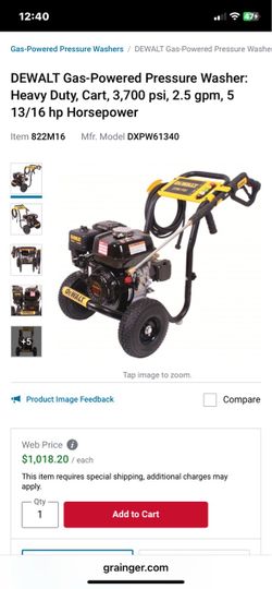 Dewalt pressure washer 3600 psi