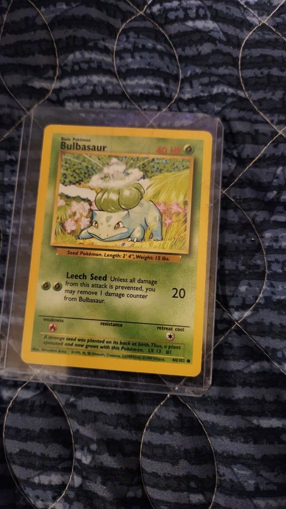 Pokémon TCG Bulbasaur Base Set