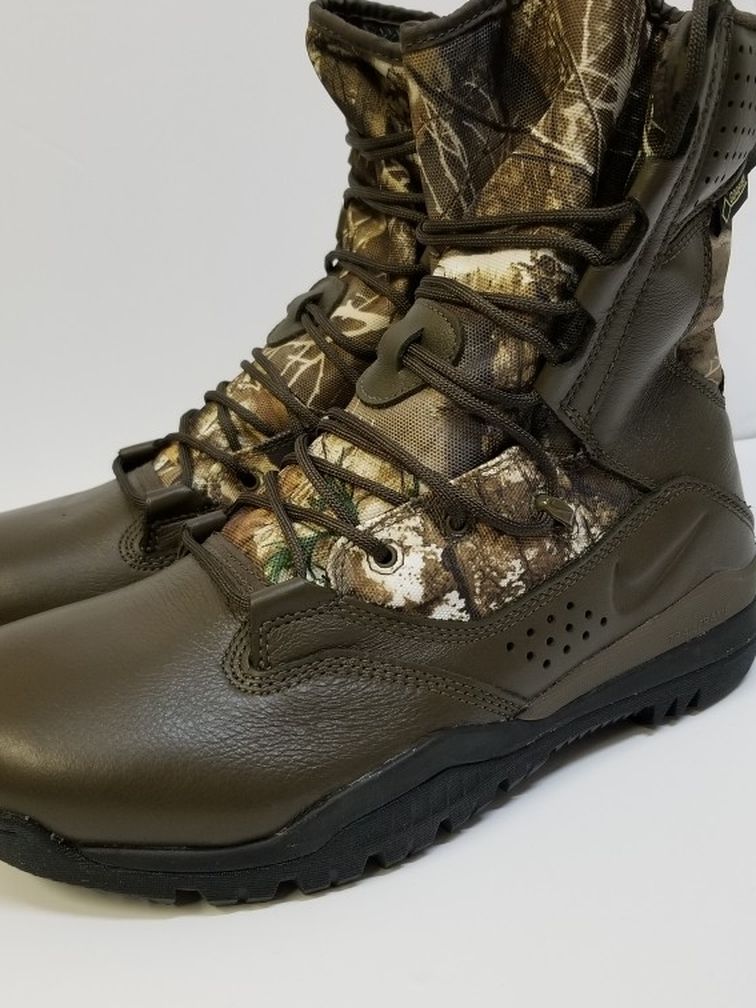 Nike SFB Field Boot 8” Realtree Camo Gore Tex Size